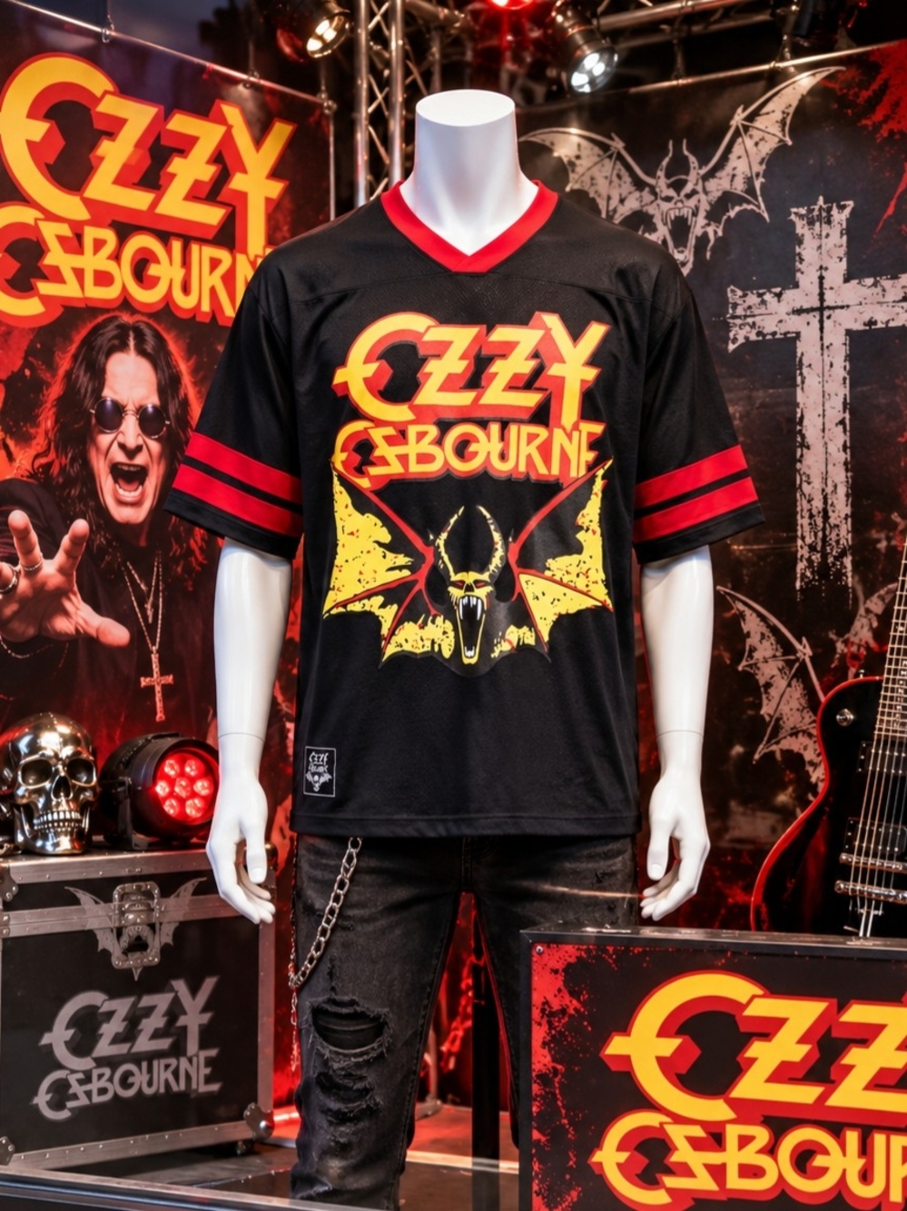Ozzy Osbourne Double Sided Jersey Mens XL (40-42)